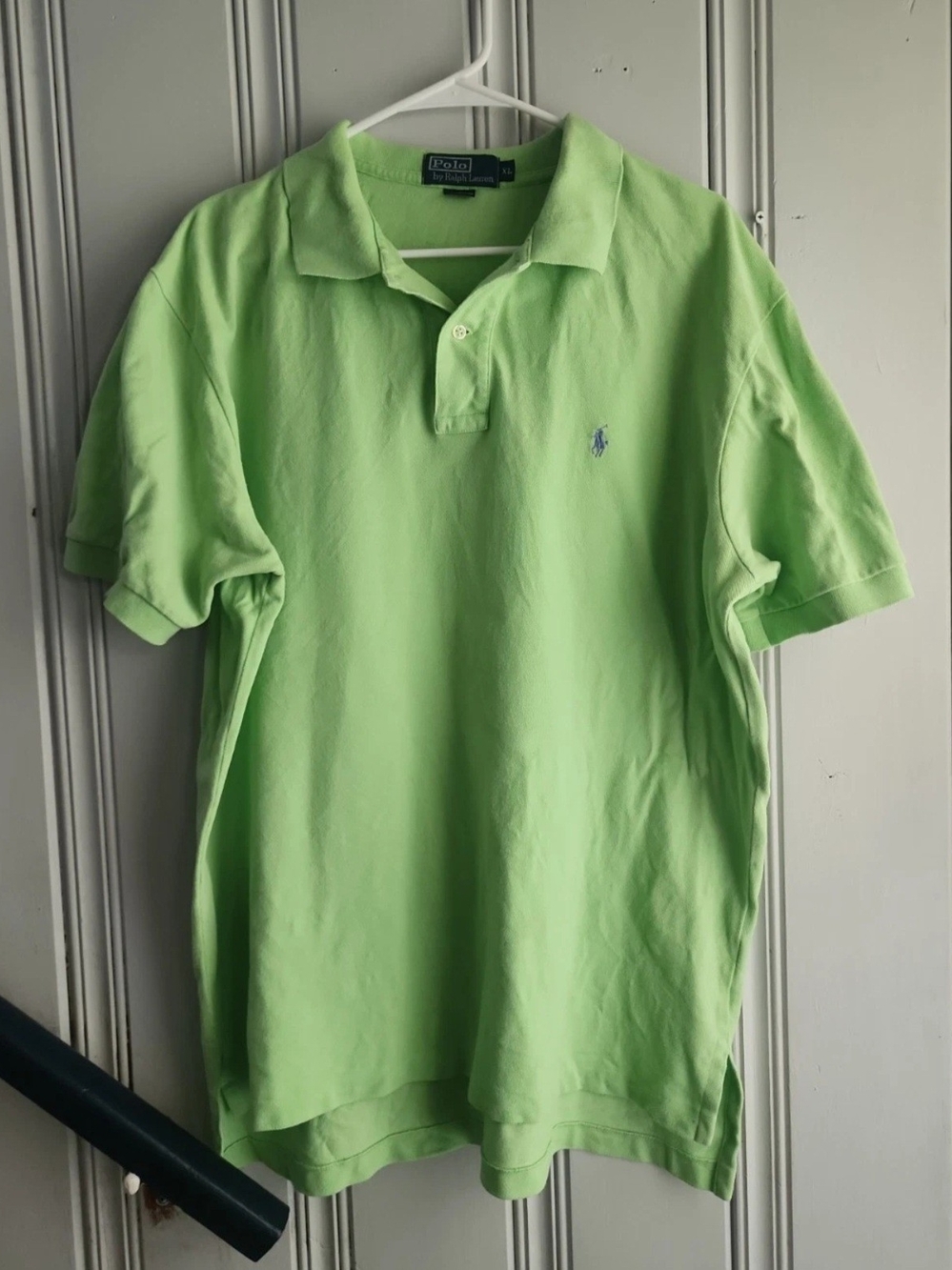 Polo by Ralph Lauren Men’s Lime Green Cotton Polo Shirt XL